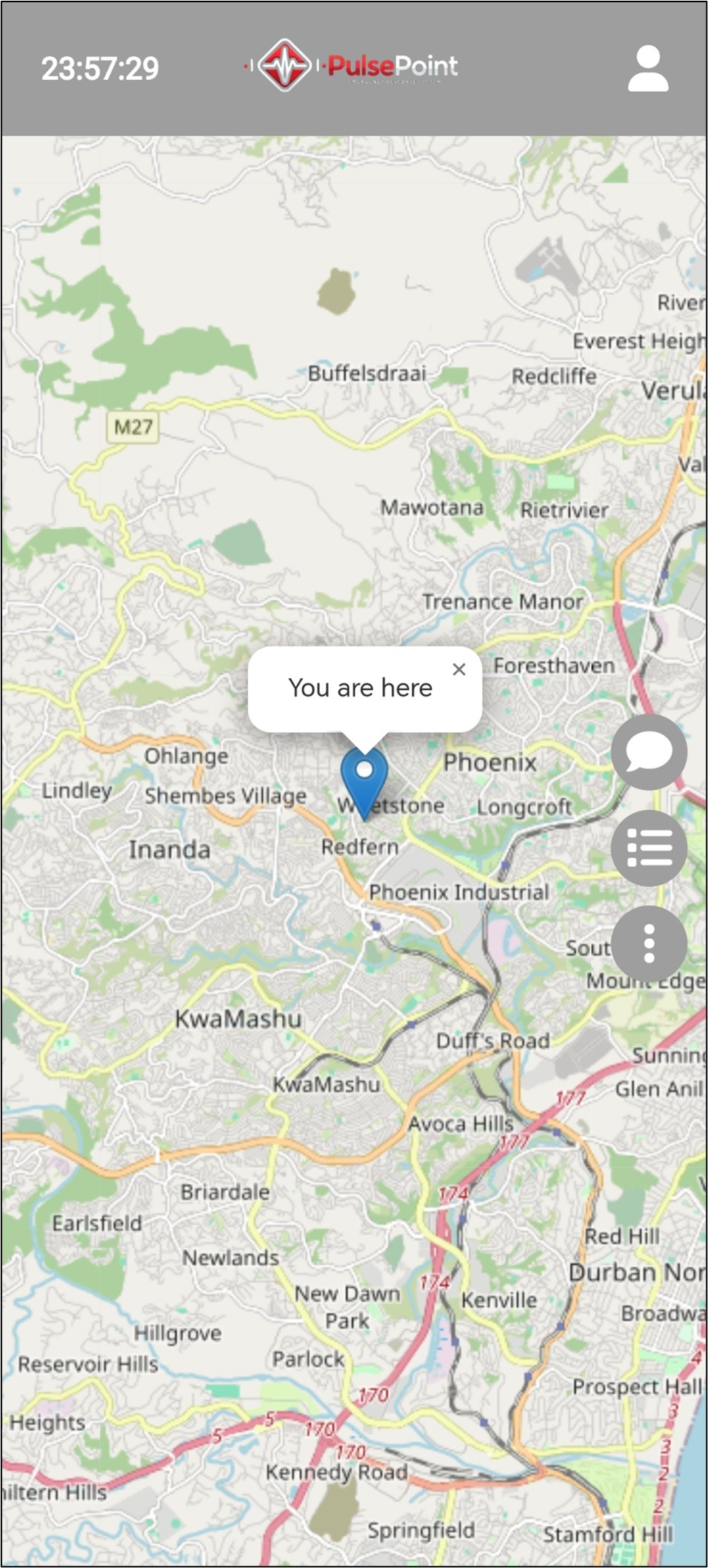 Responder Mobile Dashboard